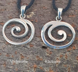 Anhänger 22 Spirale - Silber