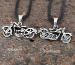 Motorrad 264 mit Korbkette - Silber