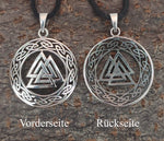 Wotansknoten 217 mit Schlangenkette - Silber