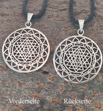 Anhänger 130 Sri Yantra - Silber