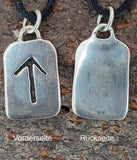 Anhänger 156 Rune Tiwaz - Silber