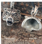 Tiger 344 mit Schlangenkette - Silber