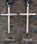 Kreuz 20 mit Schlangenkette - Silber