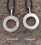 Anhänger 10 Runenkreis - Zinn