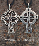 Keltenkreuz 371 mit Schlangenkette - Silber