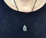 Rune Kenaz 310 mit Schlangenkette - Silber