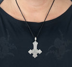 Anhänger 27 Kreuz - Zinn