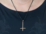 Anhänger 23 Kreuz - Bronze