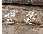 Ohrstecker 43 Fleur-de-Lys - Silber