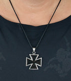 Anhänger 100 B Eisernes Kreuz - Edelstahl