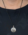 Lebensbaum 93 mit Schlangenkette - Silber