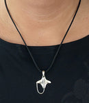 Anhänger 374 Rochen - Silber