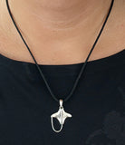 Anhänger 374 Rochen - Silber