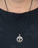 Lebensbaum 92 mit Korbkette - Silber