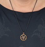 Anhänger 29 Pentagramm - Bronze