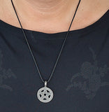 Anhänger 30 Pentagramm - Zinn
