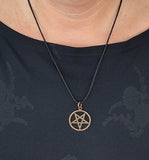 Anhänger 28 Pentagramm - Bronze