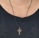 Anhänger 08 Keltenkreuz - Bronze