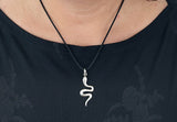 Anhänger 5 Schlange - Silber