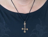 Anhänger 25 Kreuz - Bronze