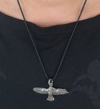Rabe 29 mit Korbkette - Silber