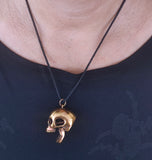 Anhänger 15 Totenkopf - Bronze