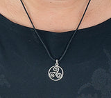 Triskele 23 mit Schlangenkette - Silber