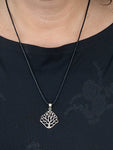 Lebensbaum 88 mit Schlangenkette - Silber