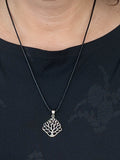 Lebensbaum 88 mit Schlangenkette - Silber