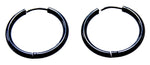 Klappcreole schwarz 20mm (kcschw06) - Edelstahl