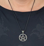 Anhänger 180 Pentagramm - Edelstahl