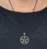 Anhänger 180 Pentagramm - Edelstahl