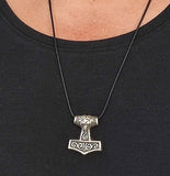 Thorshammer 149 mit Schlangenkette - Silber