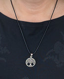 Lebensbaum 167 mit Schlangenkette - Silber