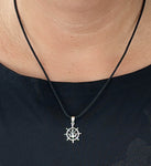 Anhänger 266 Steuerrad - Silber