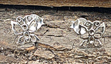Ohrstecker 37 Schmetterling - Silber