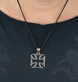 Eisernes Kreuz 101 mit Königskette - Edelstahl
