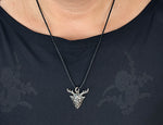 Cernunnos 360 mit Schlangenkette - Silber