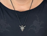 Cernunnos 360 mit Schlangenkette - Silber