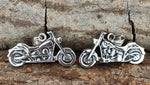Motorrad 89 mit Panzerkette - Edelstahl