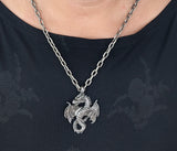 Anhänger 39 Drache - Zinn