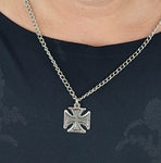 Anhänger 45 Eisernes Kreuz - Zinn