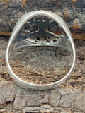 Ring Lebensbaum, Gr. 48-66 (lb3) - Silber