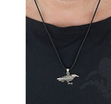 Rabe 233 mit Schlangenkette - Silber