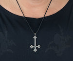 Anhänger 82 Kreuz - Edelstahl