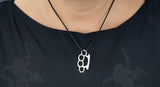 Schlagring 177 mit Schlangenkette - Silber