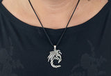 Anhänger 288 Drache - Silber
