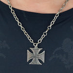 Anhänger 47 Eisernes Kreuz - Zinn