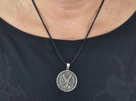 Siegel Luzifers 57 mit Schlangenkette - Silber