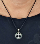 Anhänger 239 Fleur-de-Lis - Silber